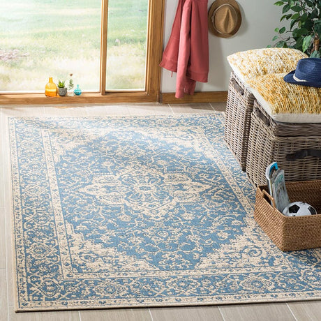 Safavieh Linden Lnd137M Blue / Creme Rugs - Safavieh - lnd137m - 4