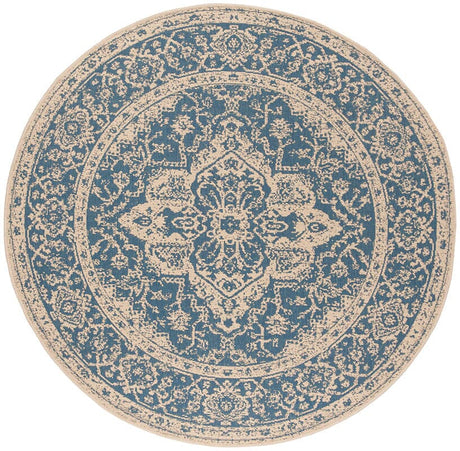 Safavieh Linden Lnd137M Blue / Creme Rugs - Safavieh - lnd137m - 6r