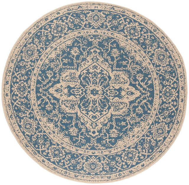 Safavieh Linden Lnd137M Blue / Creme Rugs - Safavieh - lnd137m - 6r