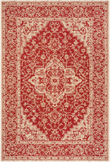Safavieh Linden Lnd137Q Red / Creme Rugs - Safavieh - lnd137q - 4