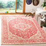 Safavieh Linden Lnd137Q Red / Creme Rugs - Safavieh - lnd137q - 4