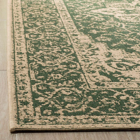 Safavieh Linden Lnd137Y Green / Creme Rugs - Safavieh - lnd137y - 4