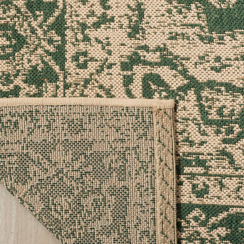Safavieh Linden Lnd137Y Green / Creme Rugs - Safavieh - lnd137y - 4
