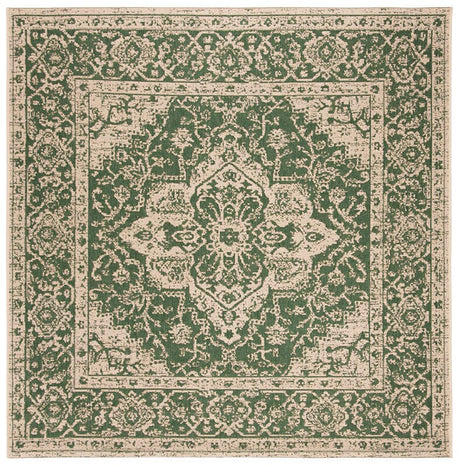 Safavieh Linden Lnd137Y Green / Creme Rugs - Safavieh - lnd137y - 6sq