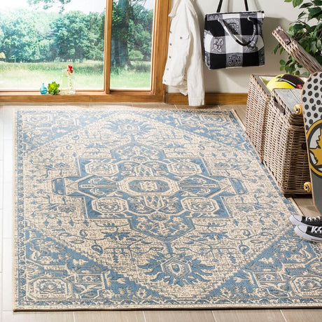 Safavieh Linden Lnd138M Blue / Creme Rugs - Safavieh - lnd138m - 4