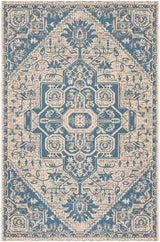 Safavieh Linden Lnd138M Blue / Creme Rugs - Safavieh - lnd138m - 4