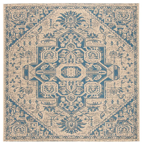 Safavieh Linden Lnd138M Blue / Creme Rugs - Safavieh - lnd138m - 6sq