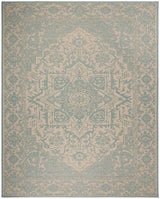 Safavieh Linden Lnd139L Cream / Aqua Rugs - Safavieh - lnd139l - 6r