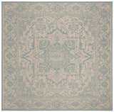 Safavieh Linden Lnd139L Cream / Aqua Rugs - Safavieh - lnd139l - 6sq