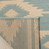 Safavieh Linden Lnd171L Cream / Aqua Rugs - Safavieh - lnd171l - 4
