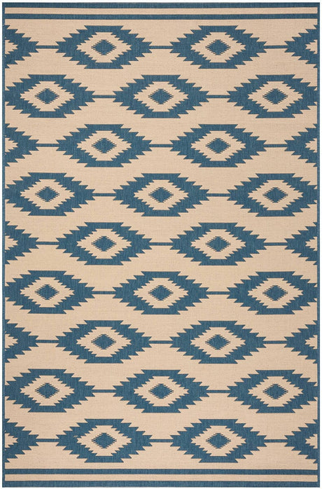 Safavieh Linden Lnd171M Blue / Creme Rugs - Safavieh - lnd171m - 4