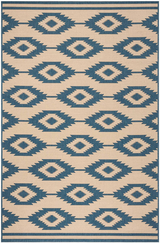 Safavieh Linden Lnd171M Blue / Creme Rugs - Safavieh - lnd171m - 4