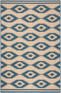 Safavieh Linden Lnd171M Blue / Creme Rugs - Safavieh - lnd171m - 4