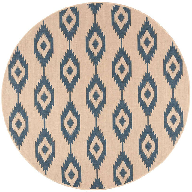 Safavieh Linden Lnd171M Blue / Creme Rugs - Safavieh - lnd171m - 6r