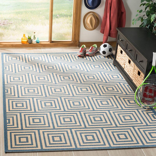 Safavieh Linden Lnd173N Cream / Blue Rugs - Safavieh - lnd173n - 4
