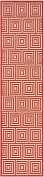 Safavieh Linden Lnd173Q Red / Creme Rugs - Safavieh - lnd173q - 28