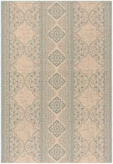 Safavieh Linden Lnd174K Aqua / Cream Rugs - Safavieh - lnd174k - 4