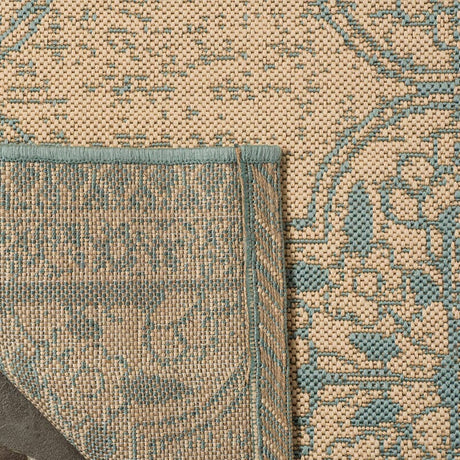 Safavieh Linden Lnd174K Aqua / Cream Rugs - Safavieh - lnd174k - 4