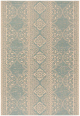 Safavieh Linden Lnd174L Cream / Aqua Rugs - Safavieh - lnd174l - 4