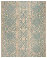 Safavieh Linden Lnd174L Cream / Aqua Rugs - Safavieh - lnd174l - 6r