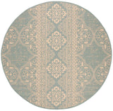 Safavieh Linden Lnd174L Cream / Aqua Rugs - Safavieh - lnd174l - 6r