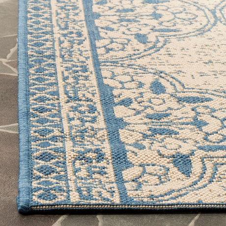 Safavieh Linden Lnd174M Blue / Creme Rugs - Safavieh - lnd174m - 4