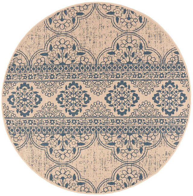 Safavieh Linden Lnd174M Blue / Creme Rugs - Safavieh - lnd174m - 6r