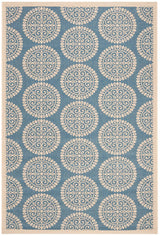 Safavieh Linden Lnd176M Blue / Creme Rugs - Safavieh - lnd176m - 4