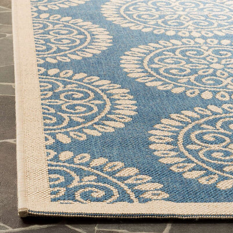 Safavieh Linden Lnd176M Blue / Creme Rugs - Safavieh - lnd176m - 4