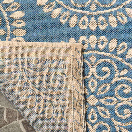 Safavieh Linden Lnd176M Blue / Creme Rugs - Safavieh - lnd176m - 4