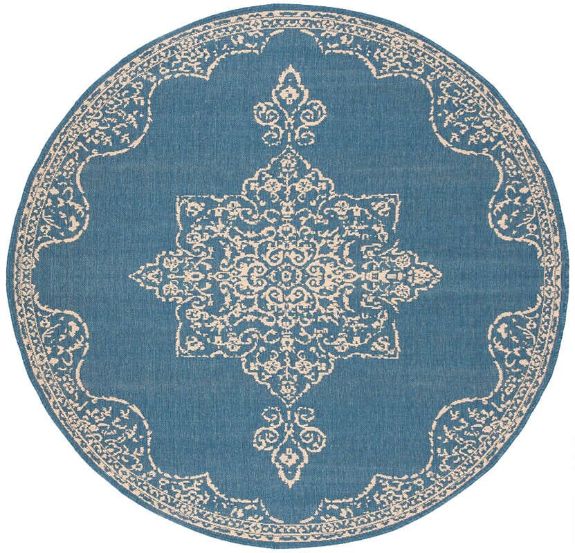 Safavieh Linden Lnd180N Cream / Blue Rugs - Safavieh - lnd180n - 6r