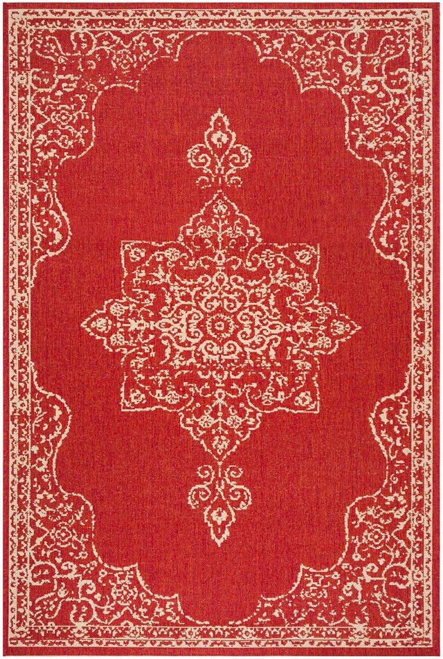 Safavieh Linden Lnd180Q Red / Creme Rugs - Safavieh - lnd180q - 4