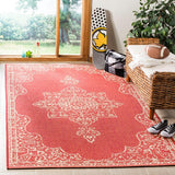 Safavieh Linden Lnd180Q Red / Creme Rugs - Safavieh - lnd180q - 4