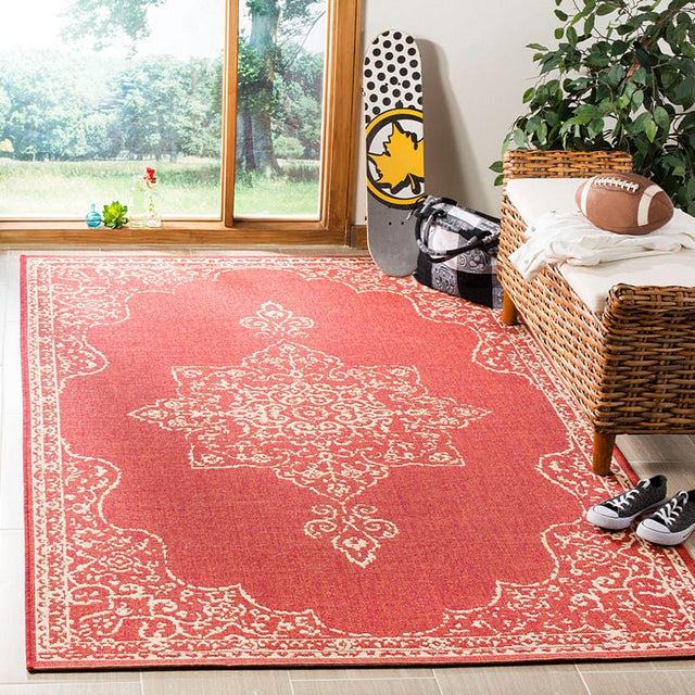 Safavieh Linden Lnd180Q Red / Creme Rugs - Safavieh - lnd180q - 4