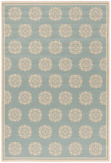 Safavieh Linden Lnd181K Aqua / Cream Rugs - Safavieh - lnd181k - 4