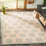 Safavieh Linden Lnd181L Cream / Aqua Rugs - Safavieh - lnd181l - 4
