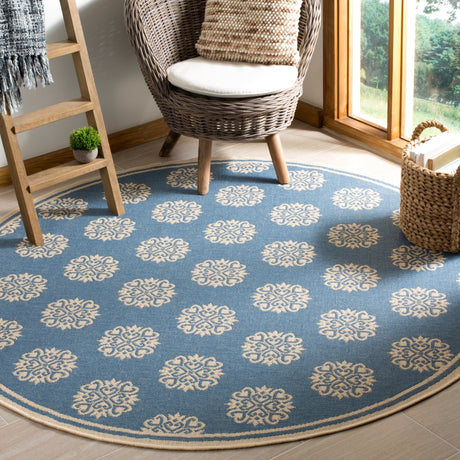 Safavieh Linden Lnd181N Cream/Blue Rugs - Safavieh - lnd181n - 6r