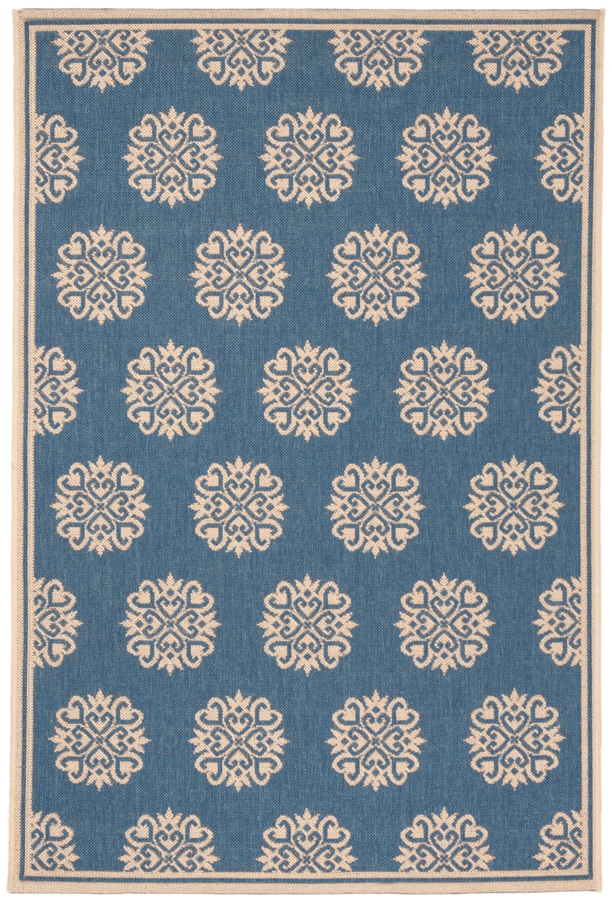Safavieh Linden Lnd181N Cream/Blue Rugs - Safavieh - lnd181n - 6r