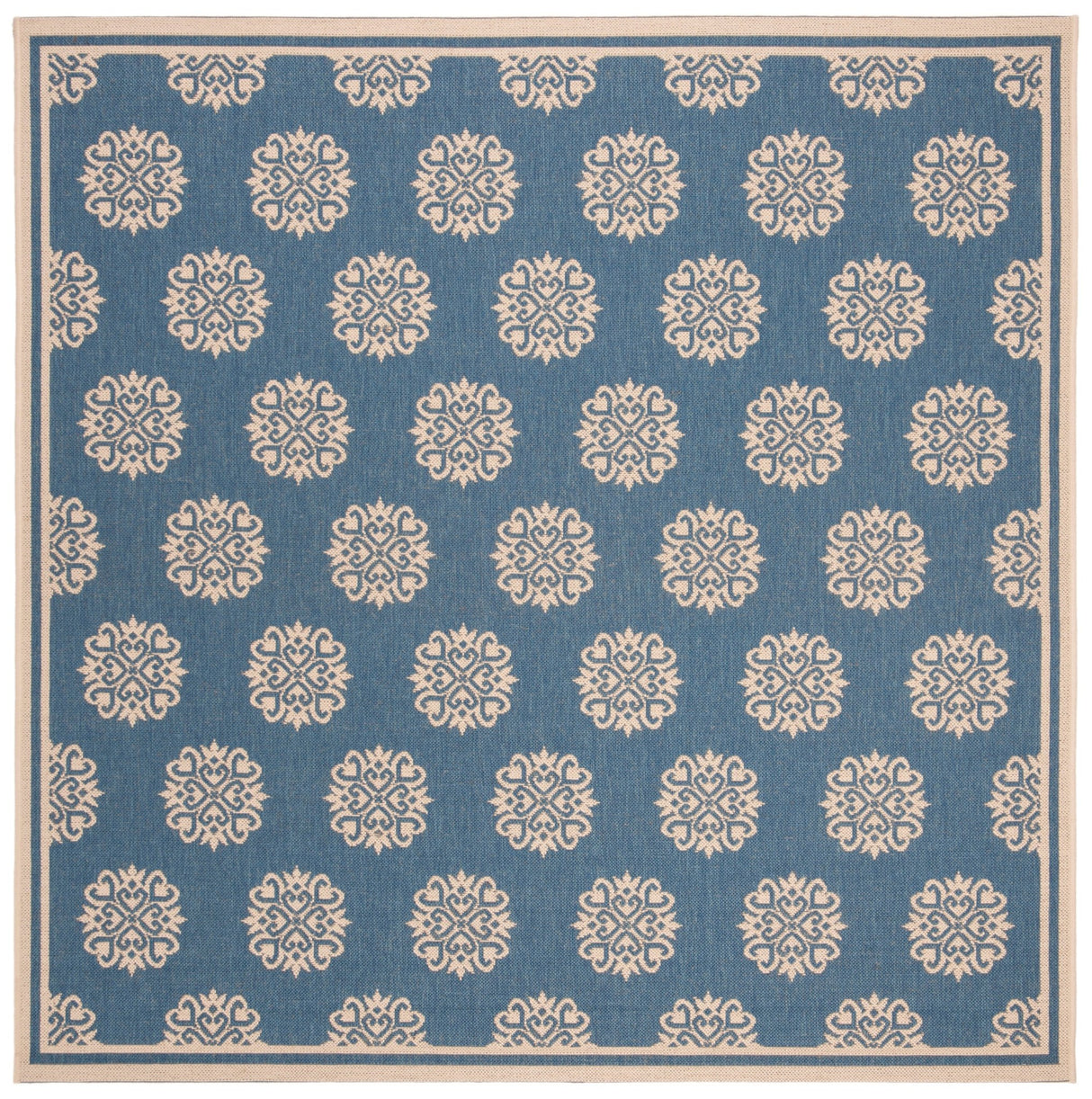 Safavieh Linden Lnd181N Cream/Blue Rugs - Safavieh - lnd181n - 6sq