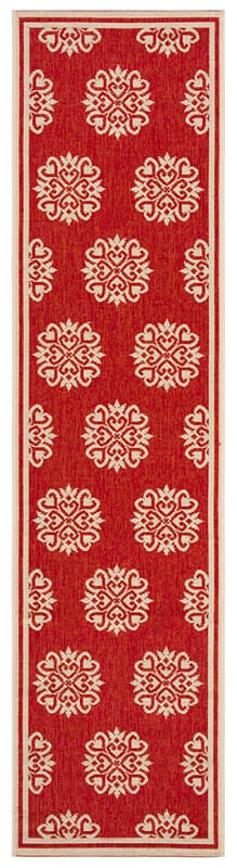 Safavieh Linden Lnd181Q Red / Creme Rugs - Safavieh - lnd181q - 28
