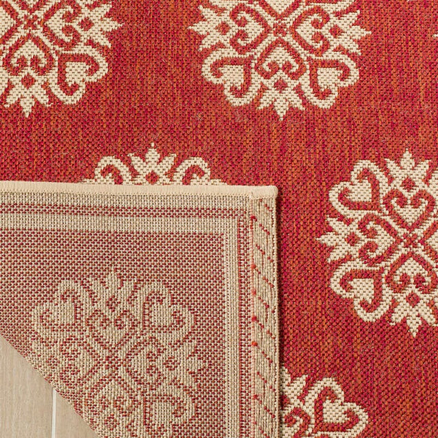 Safavieh Linden Lnd181Q Red / Creme Rugs - Safavieh - lnd181q - 4