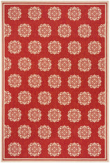 Safavieh Linden Lnd181Q Red / Creme Rugs - Safavieh - lnd181q - 4