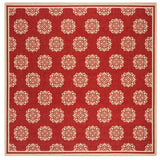 Safavieh Linden Lnd181Q Red / Creme Rugs - Safavieh - lnd181q - 6sq