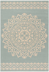 Safavieh Linden Lnd183L Cream / Aqua Rugs - Safavieh - lnd183l - 4
