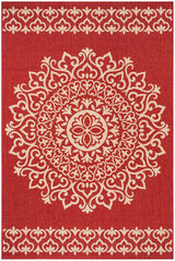 Safavieh Linden Lnd183Q Red / Creme Rugs - Safavieh - lnd183q - 4