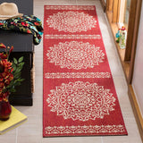 Safavieh Linden Lnd183Q Red / Creme Rugs - Safavieh - lnd183q - 6sq