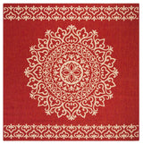 Safavieh Linden Lnd183Q Red / Creme Rugs - Safavieh - lnd183q - 6sq
