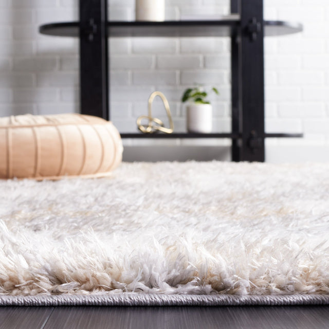 Safavieh Lindsay Shag Lns552F Grey/Ivory Beige Rug - Safavieh - lns552f - 4