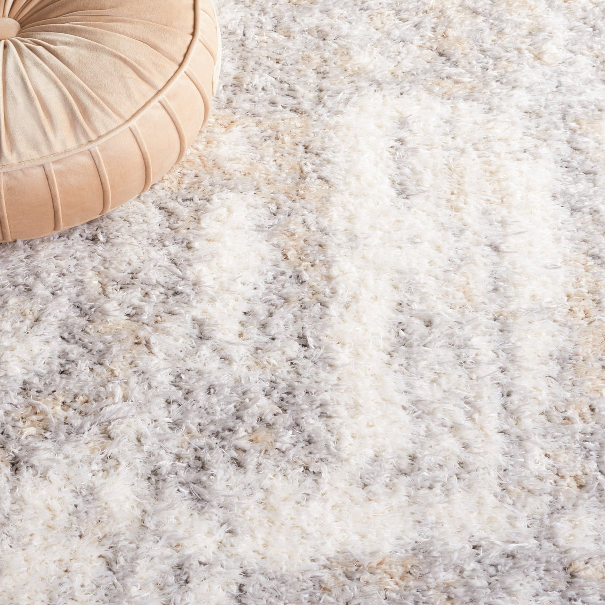 Safavieh Lindsay Shag Lns552F Grey/Ivory Beige Rug - Safavieh - lns552f - 4