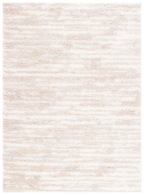 Safavieh Lindsay Shag 4'-0" x 6'-0" Rug in Beige / Ivory
